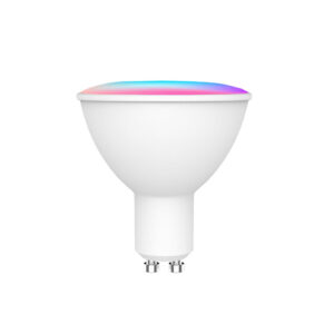 Zigbee 3.0 Smart Bulb, Smart Hub Required, color changing 35W Eqv, Voice Control with Alexa and Google Home, GU10 Dimmable Flood Light Bulb