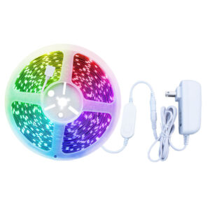 Smart LED Light Strip, 16.4ft WiFi LED Strip Works with Alexa, Google Home, SmartThings, High Brightness with 16 Million Colors, RGB, RGB+W, C+W Option